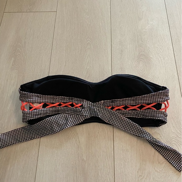 La Vie on Rose Aqua strapless bathing suit - Picture 3 of 4